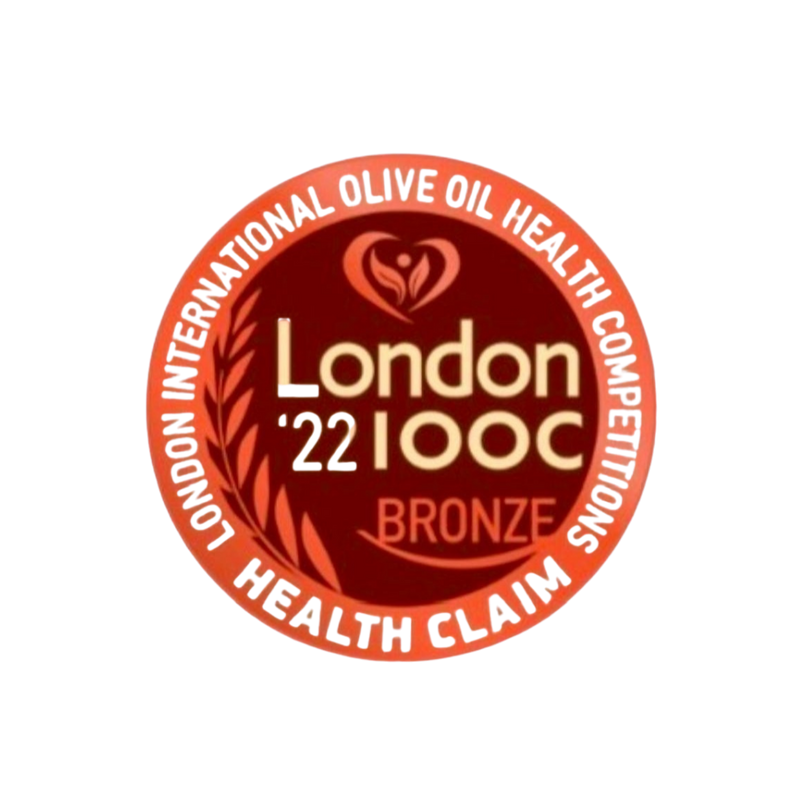 Bronze medal award from Olive Istanbul LOOC for olive oil in 2025 on a transparent background