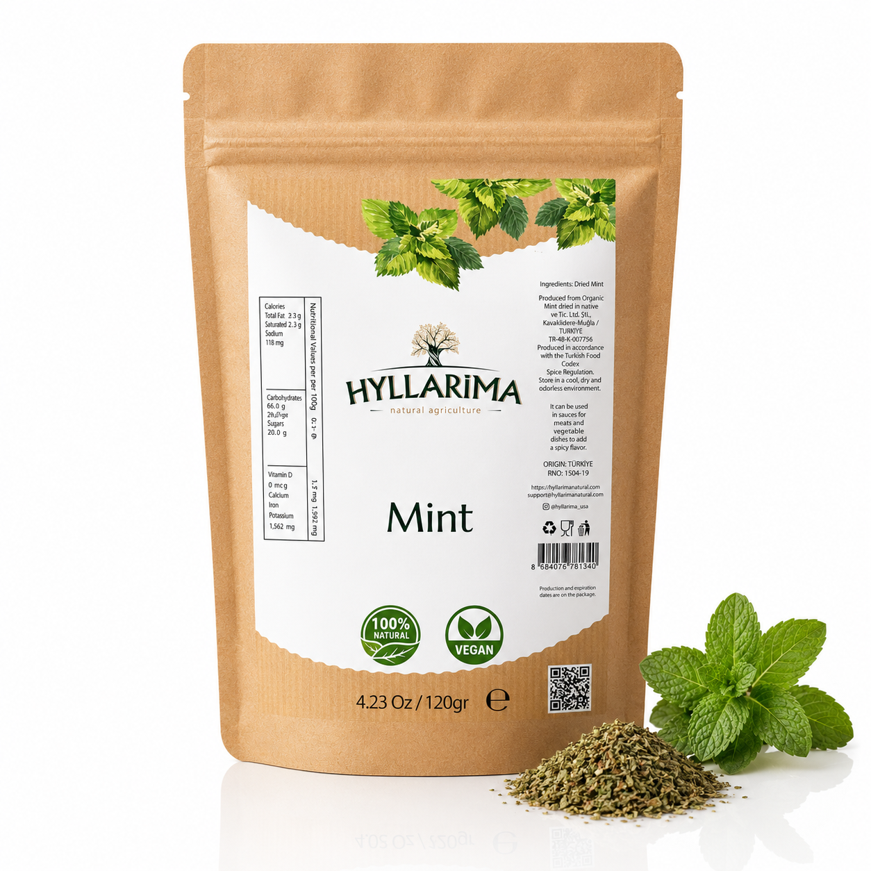 Mint – Pure Dried Leaves